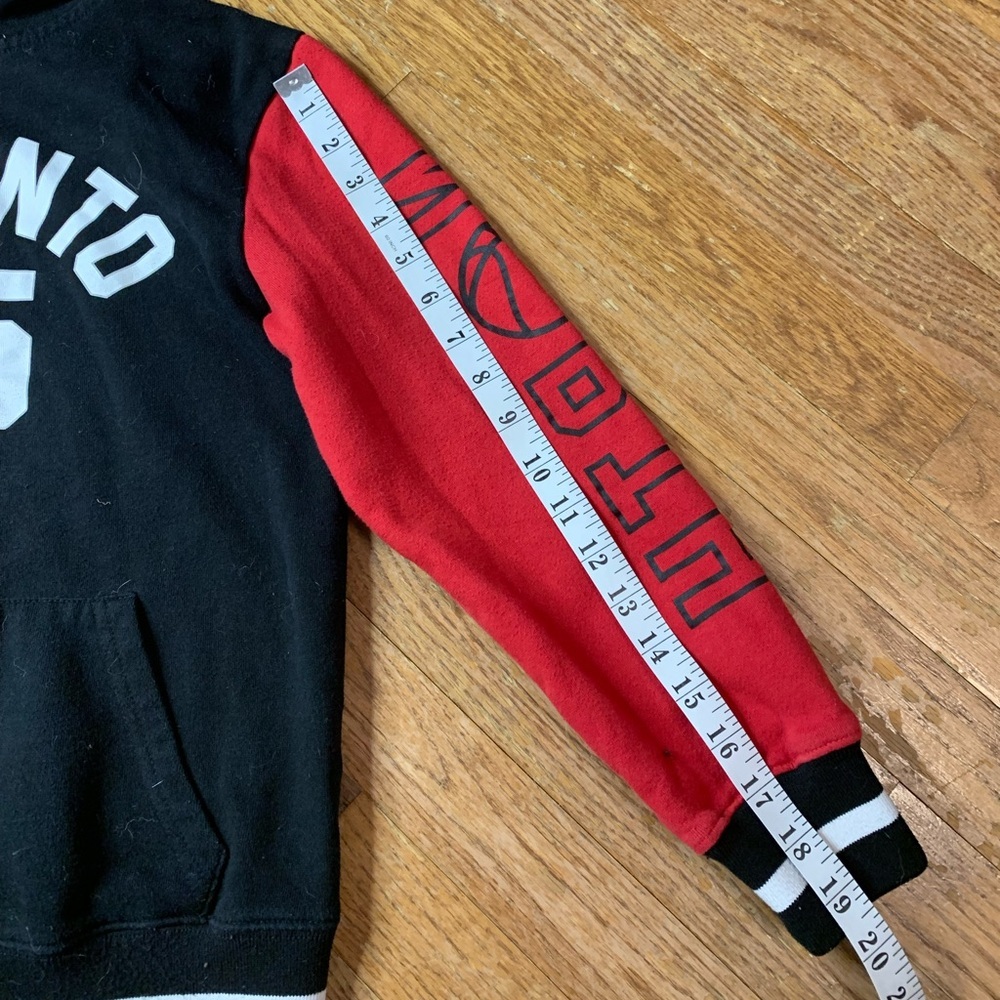 Peepin & Creepin Toronto 95 Raptors Style Shark Hood Full Zip Hoodie - Youth M - Picture 11 of 11